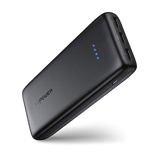Mahipey Charger 22000mAh External Battery Pack 22000 Power Banks 5.8A Output 3-Port (2.4A Input, iSmart 2.0 USB Ports, Li-Polymer Phone Charger) for Smartphone Tablet