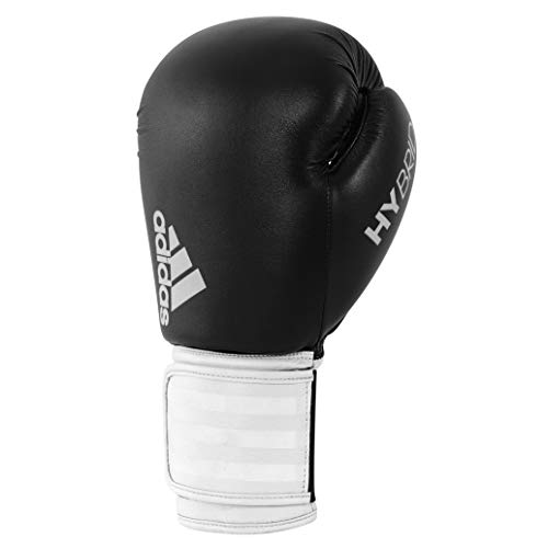 Adidas Women's Hybrid 100 Black/White Boxing Gloves - 12Oz #TOP1
