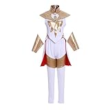 She-Ra and The Princesses of Power Shera Adora Cosplay Costume Women's Halloween Suit with Cloak Custom Made (Female-XXL)