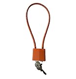 Cable Gun Locks with Keys - Keyed Different 15' Cable Gun Safe Lock for Pistols, Rifles, and Shotguns, Home and Storage Firearm Locking and Safety (RED)