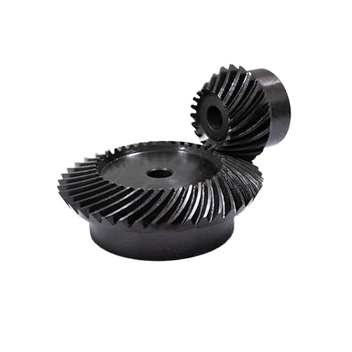 Bevel Gear Pinion Hardware Mechanical 6mm 1M 20T to 40T Spiral Bevel Gear M1 Modulus 1:2 90 Degrees Differential Gear Same Ratio Diameter 6mm Hole Diameter