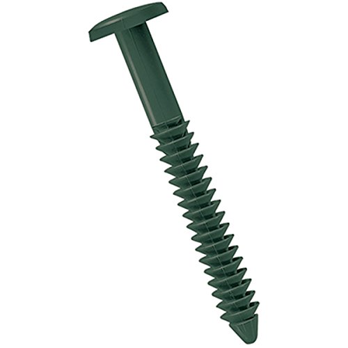 Image of Ekena Millwork LVSL0008FG 3 inch Lifetime Vinyl Shutter-Lok's (8 /Bag), Forest Green
