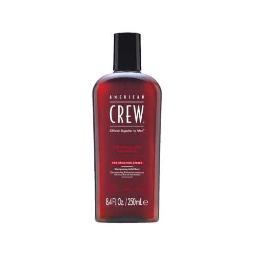 AMERICAN CREW – Fortifying Shampoo, 250 ml, Pflegeshampoo für Männer, Haarprodukt für die tägliche Reinigung & mehr Volumen, Pflegeprodukt für dünner werdendes Haar