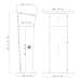 FixtureDisplays® 12x12x30