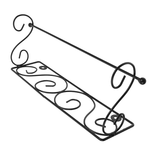 BRIGHTFUFU Vintage Wall Mount Paper Roll Shelf Rustic Paper Holder Industrial Style for Kitchen Bathroom Decorative Paper Towel Rack