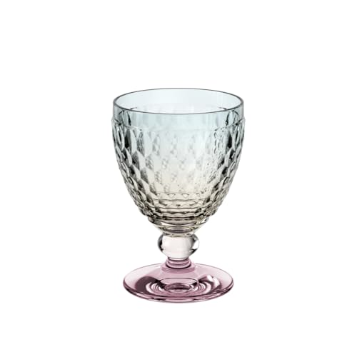 Villeroy & Boch - Boston Pearl, copo de vinho tinto de vidro colorido e brilhante, copo de vinho de vidro de alta qualidade adequado para máquina de lavar louça