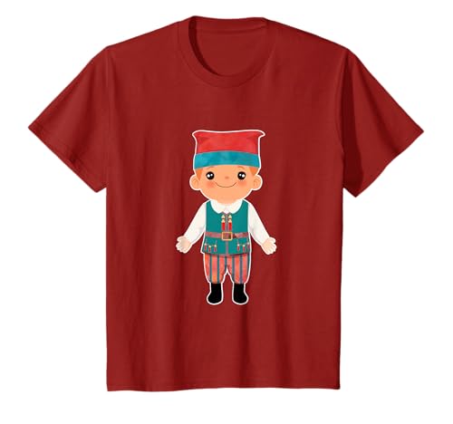 Polish Folk Costume Design For Boys Kids Men T-Shirt
