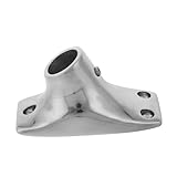 ifundom Soporte para Asta de Bandera de Acero Inoxidable con Acabado Pulido Espejo Base Estable para Barcos y Yates Accesorio Marino Resistente y Elegante