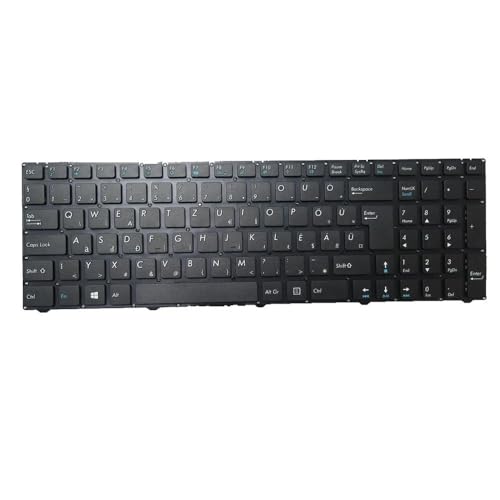 Medion AKOYA P6658 MD99485 30019333 ノートパソコン用キーボード ブラック ドイツ語 GR/米国 US/ベルギー BE/英国(Nordic NE)