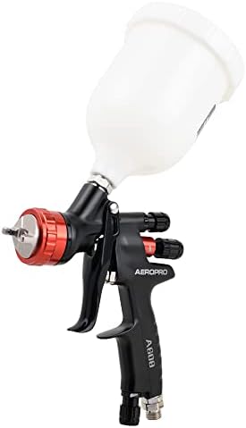 AEROPRO Tools A608 1.3mm Nozzle, 600cc Plastic Cup, Automotive Paint Gun, Body Repair Paint Spray Guns, Car Paint Gun, Paint Gun Sprayer, Air Spray Gun for Touch Up, Primer, Top Coat