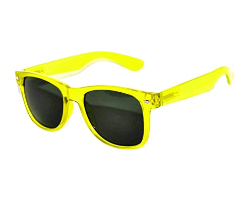 Image of OWL Retro Style Sunglasses 80's Classic Vintage Unisex Nerd Colored Frame