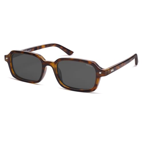 Image of SOJOS Trendy Rectangle Polarized Sunglasses Womens Mens SJ2610