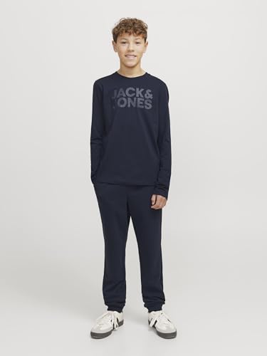 JACK & JONES Jpstgordon Jjnewsoft Sweat Pant Noos Jnr Garçon Pantalon de jogging, Blazer Bleu Marine., 128