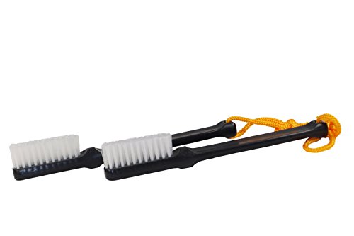 Mantle Spazzola Boulder Brush Nylon 2 PCS, Nero