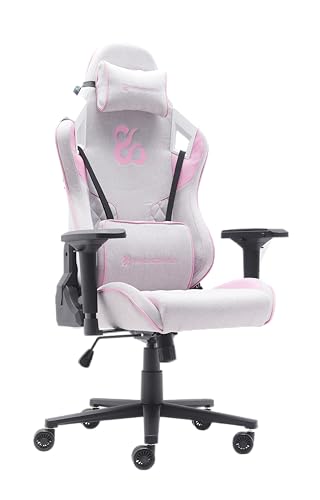 Sillas Gaming Rosa Reclinable Marca NEWSKILL