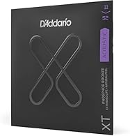 EXTENDED LIFE - XT Phosphor Bronze acoustic guitar strings feature an advanced corrosion resistance coating, extending string life, while preserving the natural tone and feel of uncoated strings. WARM, BALANCED TONE - Phosphor Bronze wrap wire provid...