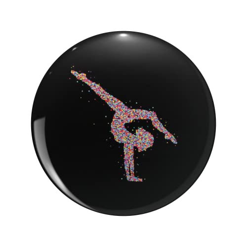 Gymnastics Gymnastics Gymnast Round Metal 0.75