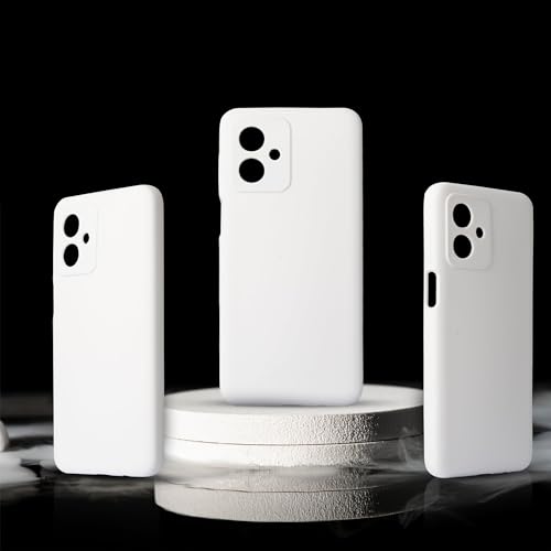 Image of SPRIG Compatible with Moto G54 Premium SilkTone Back Cover Drop Tested Shock Proof Mobile Case for Men, Women, Boys and Girls with Camera Protection (White)