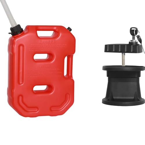 UTVJATV 2.6 Gallon 10L Storage Container with Lockable Bracket, Cannot hold drinking water