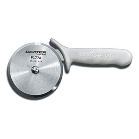 Dexter-Russell 4" Pizza Cutter, P177A-4PCP, SANI-SAFE series, White (18023-1) Cover