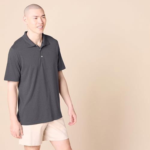 Image of Amazon Essentials Men's Regular-Fit Quick-Dry Short-Sleeve Golf Polo Shirt