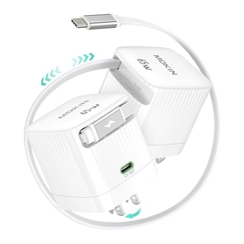 imokin 65W Retractable Wall Charger Cover