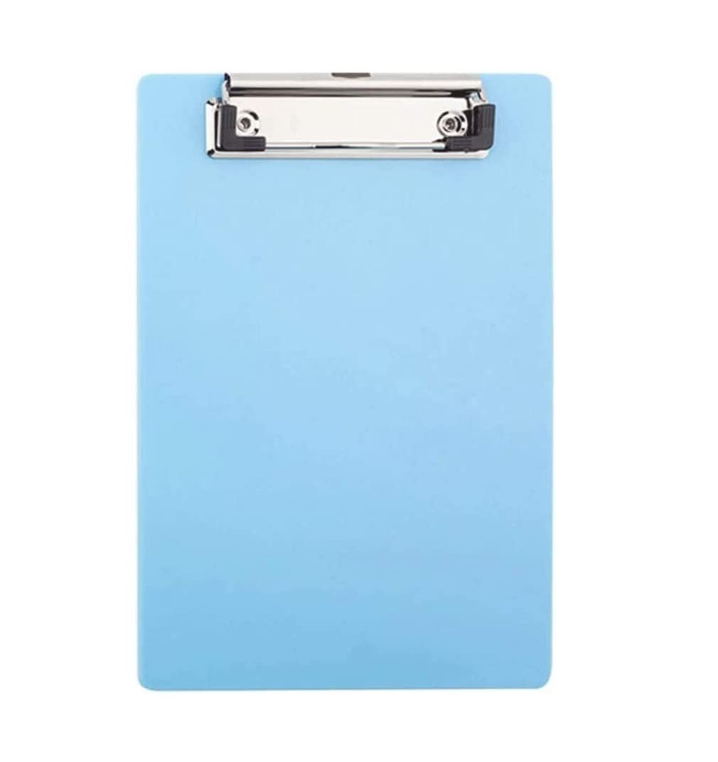 Cartelle a Busta 3pc Trasparente di plastica A4 A5 Cartella file documento clip writing board report metal cover spine bar school Office Stationery Fillery Portadocumenti ( Color : C , Size : 3pc A5 )