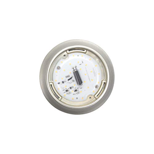 Gruenlich Led Flush Mount Ceiling Lighting Fixture, 7 Inch Dimmable 11.5W, 900 Lumen, Aluminum Housing Plus Pc Cover, Etl And Damp Location Rated, 2-Pack, Nickel Finish-3000K #TOP3