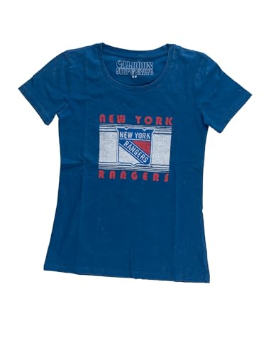 Camiseta New York Rangers NHL mujer ropa deportiva de cuello redondo cómoda talla grande 5