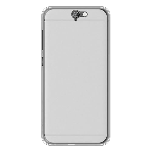 Shantime Soft Case Compatible with HTC One A9, Slim Shockproof Bumper Protective Back Cover, Anti-Scratch Flexible Shell, Grip-Friendly(White)