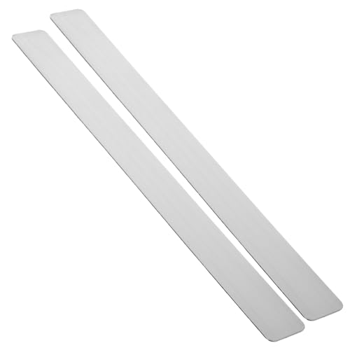 NUOBESTY 2pcs Adhesive Iron Strips for Magnet Display Versatile Memo Board for Photos and Notes Easy Mounting Wall Strips for Home Office School and Cafe Decor