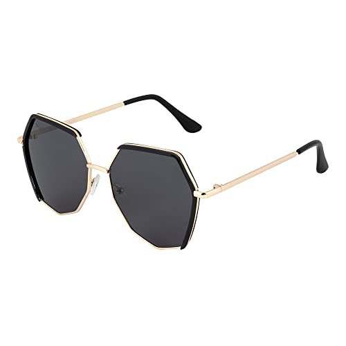 Buy The Tinted Story Full Rim Oversized Sunglasses Women Black