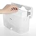 EZbrnd Countertop SLIMFOLD Hand Towel Dispenser for Kitchen/Bathroom/Office/RV/Airbnb, Guest Towel Holder, White