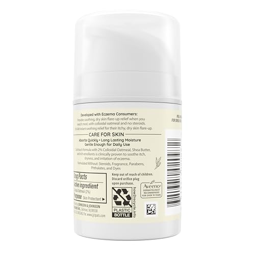 Aveeno Eczema Therapy Rescue Relief Treatment Gel Cream, 1.5 oz - image 8