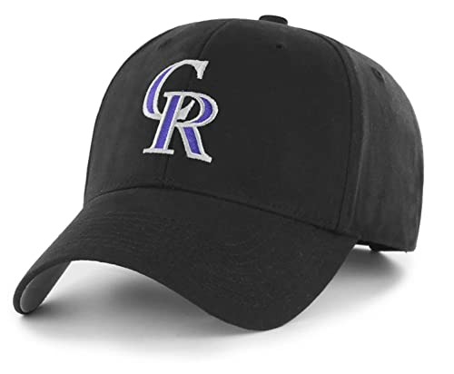 Image of Colorado Baseball Team Hat Adjustable Classic MVP Rockies Cap Multicolor