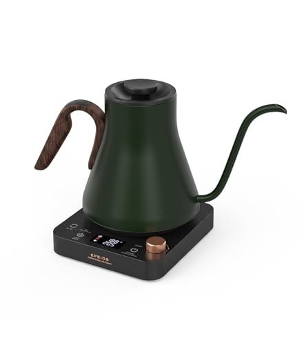 Epeios Electric Gooseneck Kettle 0.9L – Precise Temperature Control