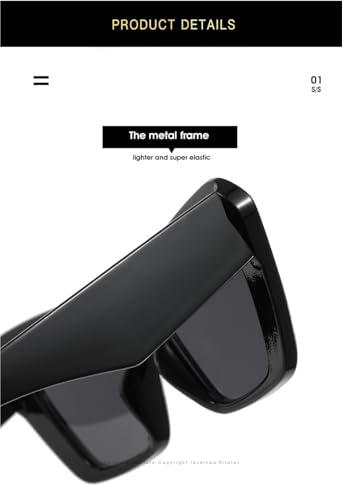 Lunettes de soleil décoratives 6618 au style moderne - 4