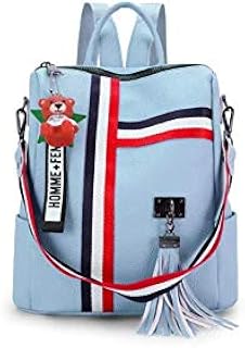 Mochila Couro Sintético Feminina Bolsa Couro Sintético Feminina Impermeável Retrô Casual e Estilosa Espaçosa 7 Modelos