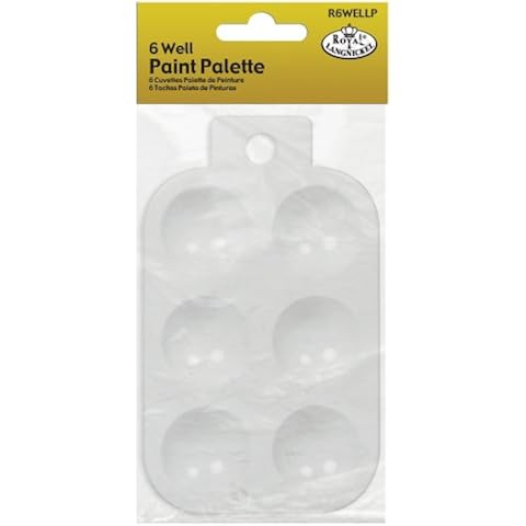 Royal & Langnickel paint palette 6 well Cover