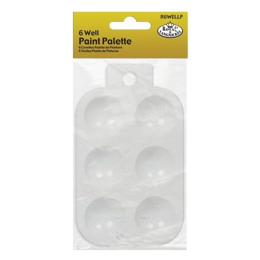 Royal & Langnickel R6WELLP - Paleta rectangular de pinturas, de plástico