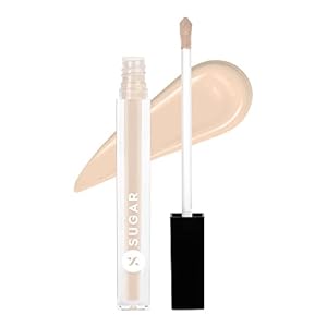 SUGAR Cosmetics Auto Correct Creaseless Concealer (Warm Undertone) – 10 Latte (For Light Skin Tone)
