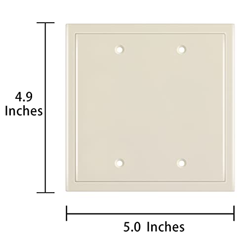 image for Henne Bery Modern Edge Decorative Wall Plate Switch Plate Outlet Cover