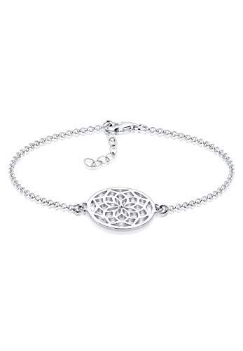 Elli armband kvinnor kors symbol klassisk i 925 sterlingsilver, 17, Sterlingsilver