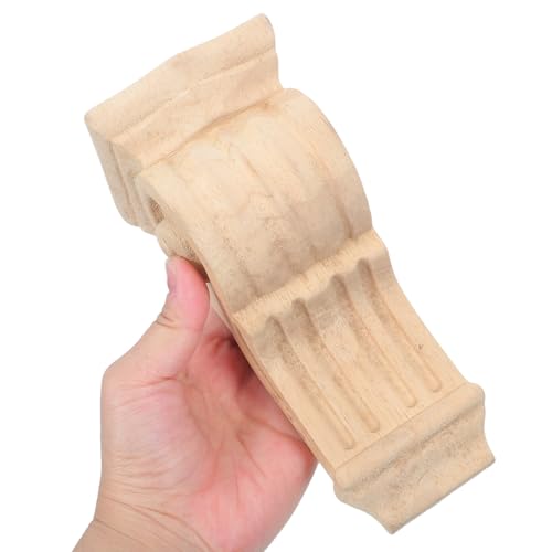 Corbeaux en bois sculpté pour fixer une tablette de cheminée instable dans le salon - 4