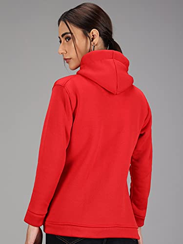Image of eKools � Women's Fleece Blend Hooded Neck Winters Hoodie Sweatshirt with Pockets (FM2 Series)