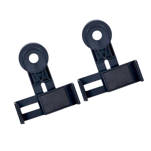 Yardenfun 2pcs Phone Telescope Holder Cellphone Stand Phone Telescope Adapter Cell Phone Stand Holder Mobile Holder Phone Telescope Clip Phones Telescope Clip for Phone Black