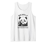 Photo Gallery baby panda orsetto interessato, design ironico del panda canotta Photo Gallery baby panda orsetto interessato, design ironico del panda canotta