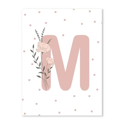SHOUXI Cartel Sin Marco De Arte De Pared Cuadro En Lienzo con Diseño De Mariposa Rosa, Sol, Arcoíris, Margaritas Y Corazones para Habitación De Niña, Pósteres Kawaii(S,50x70cm)