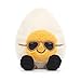 Jellycat Amuseables Boiled Egg Chic Stuffed Toy, Small 5.5 inches - Food Plush - Fun Gift Idea