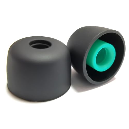 Image of Luckvan Soft Silicone Ear Tips for Sony WF-1000XM5 Earbuds Replacement Tips for Sony WF-1000XM4 WF-1000XM3, 4 Pairs Black